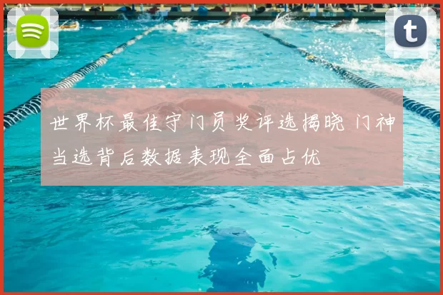 世界杯最佳守门员奖评选揭晓 门神当选背后数据表现全面占优